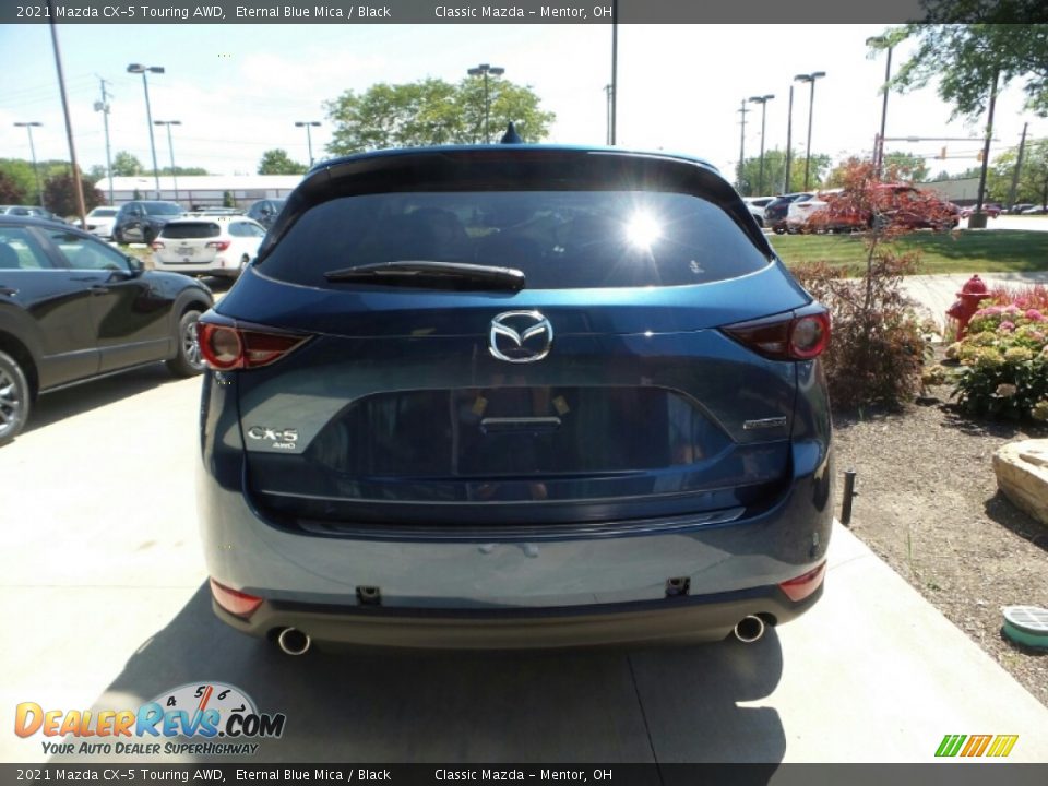 2021 Mazda CX-5 Touring AWD Eternal Blue Mica / Black Photo #5