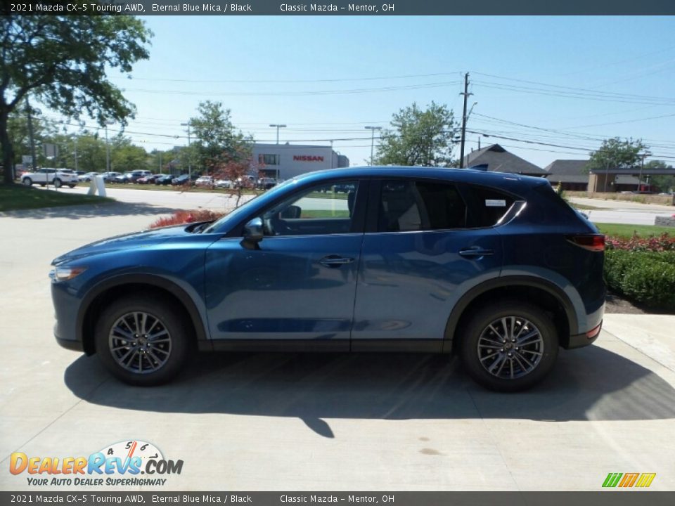 2021 Mazda CX-5 Touring AWD Eternal Blue Mica / Black Photo #6