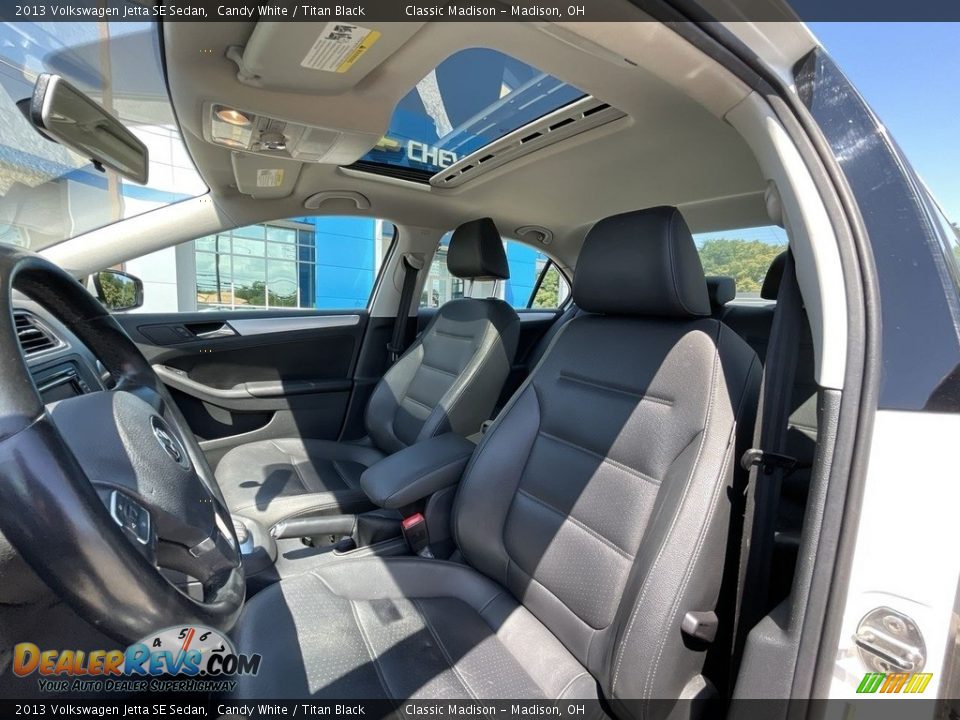 2013 Volkswagen Jetta SE Sedan Candy White / Titan Black Photo #13