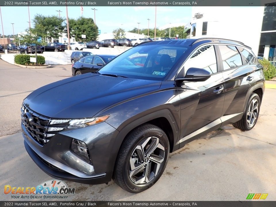 2022 Hyundai Tucson SEL AWD Portofino Gray / Black Photo #7