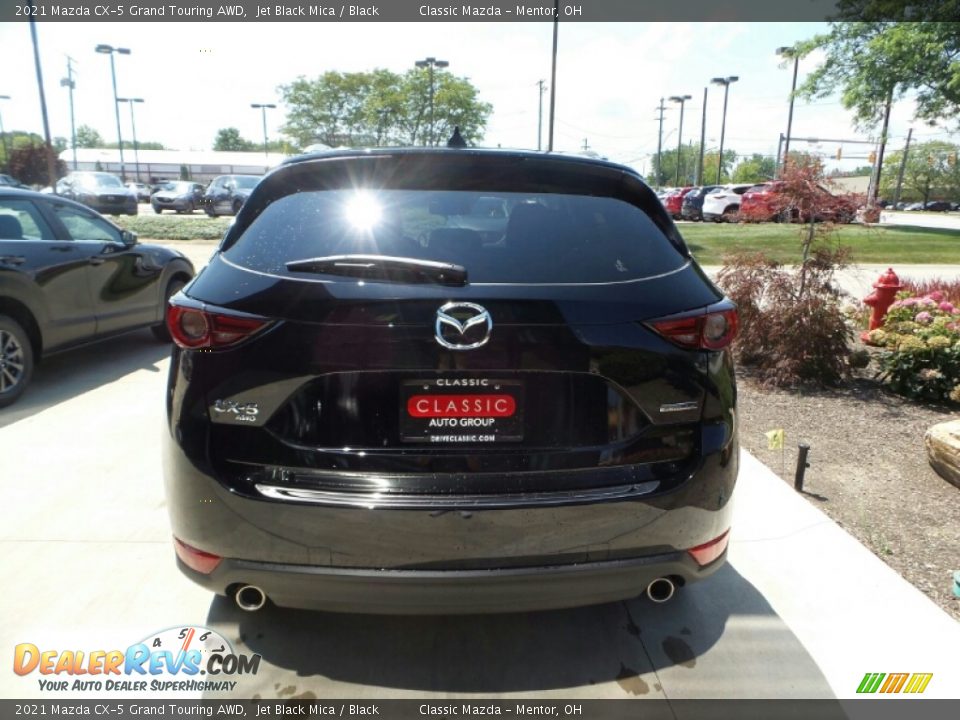 2021 Mazda CX-5 Grand Touring AWD Jet Black Mica / Black Photo #5