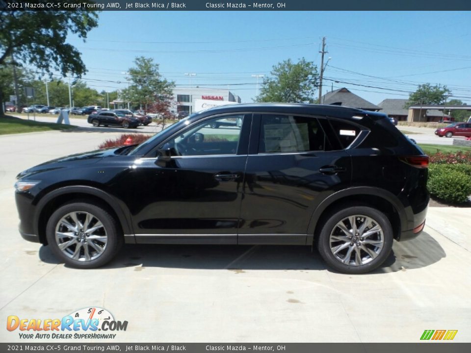 2021 Mazda CX-5 Grand Touring AWD Jet Black Mica / Black Photo #6