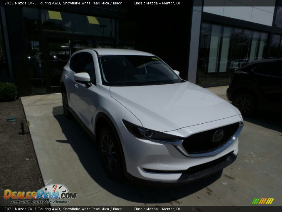 2021 Mazda CX-5 Touring AWD Snowflake White Pearl Mica / Black Photo #1