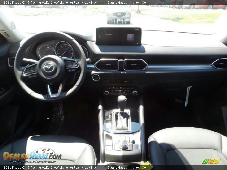 2021 Mazda CX-5 Touring AWD Snowflake White Pearl Mica / Black Photo #3