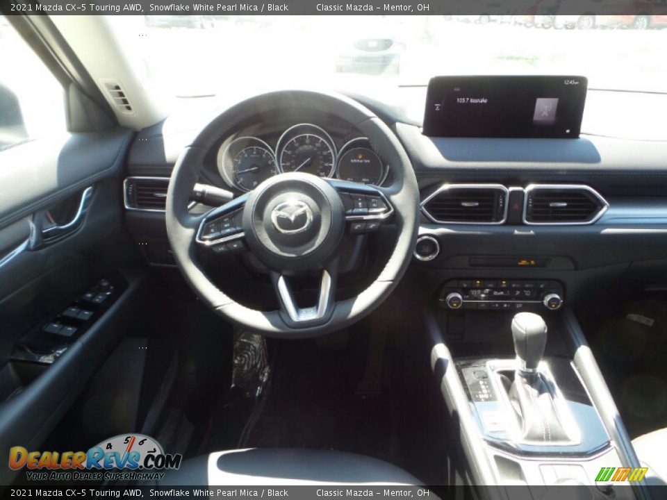 2021 Mazda CX-5 Touring AWD Snowflake White Pearl Mica / Black Photo #4