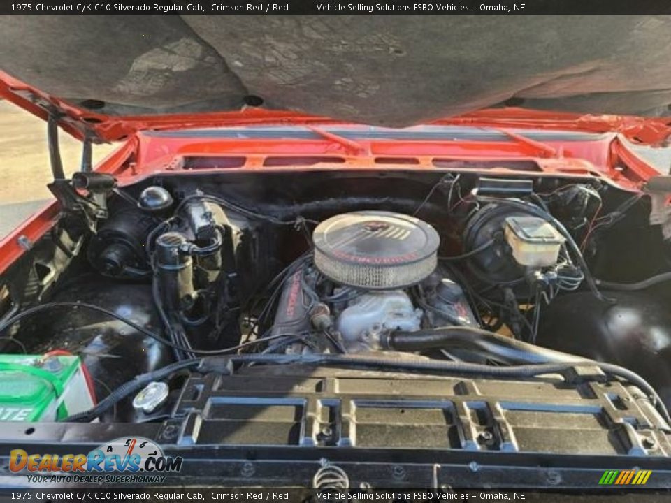 1975 Chevrolet C/K C10 Silverado Regular Cab 350 cid OHV 16-Valve V8 Engine Photo #3