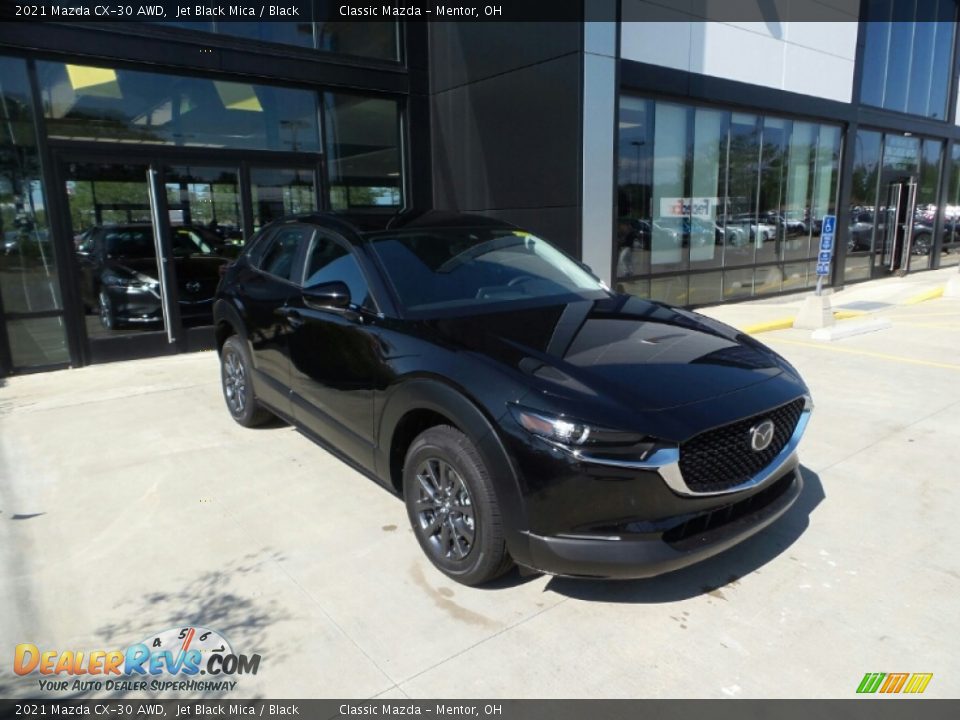 2021 Mazda CX-30 AWD Jet Black Mica / Black Photo #1