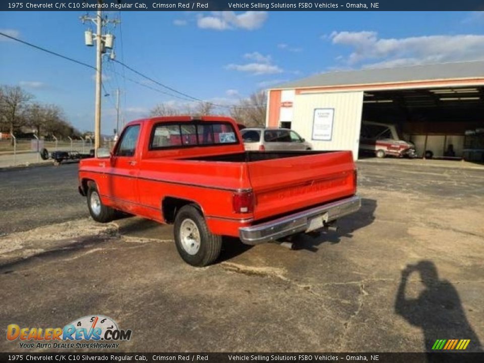 Crimson Red 1975 Chevrolet C/K C10 Silverado Regular Cab Photo #5