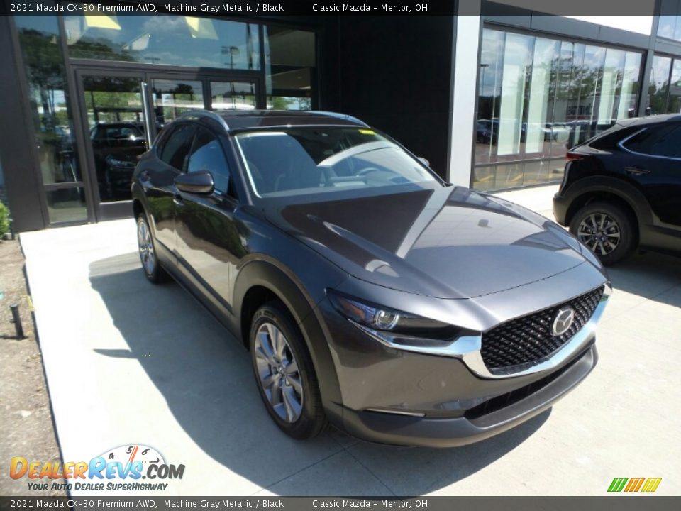 2021 Mazda CX-30 Premium AWD Machine Gray Metallic / Black Photo #1