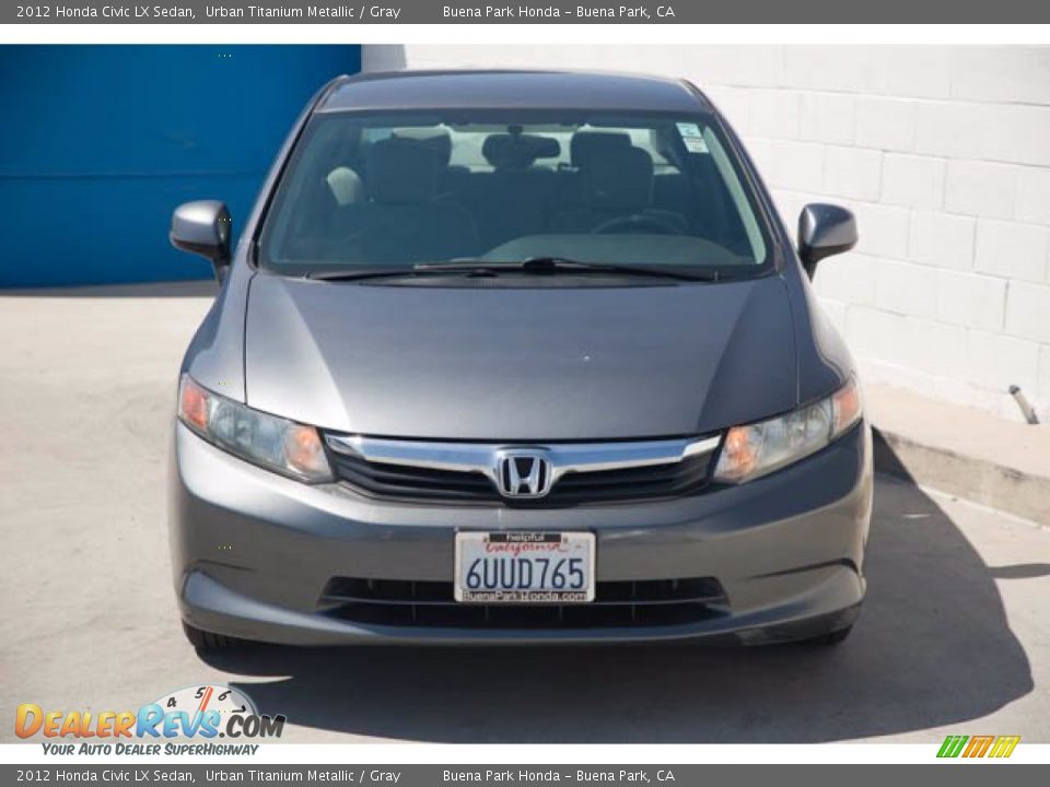 2012 Honda Civic LX Sedan Urban Titanium Metallic / Gray Photo #7