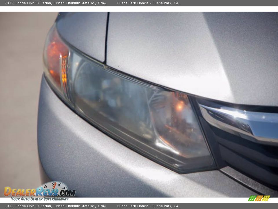 2012 Honda Civic LX Sedan Urban Titanium Metallic / Gray Photo #8