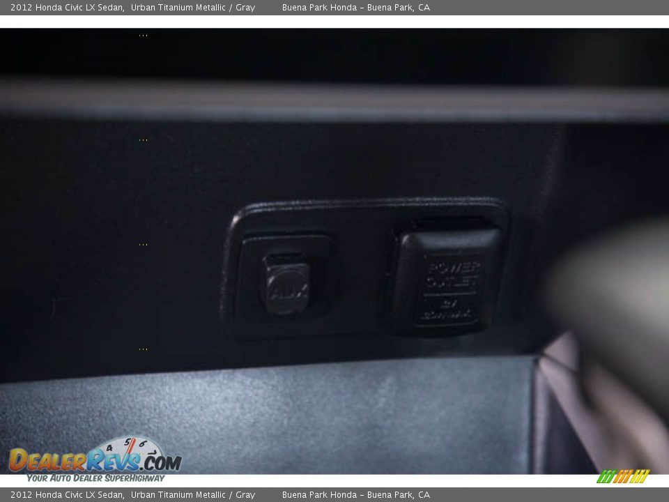2012 Honda Civic LX Sedan Urban Titanium Metallic / Gray Photo #18