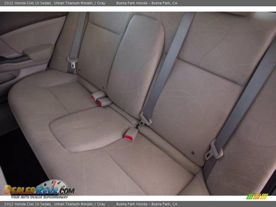 2012 Honda Civic LX Sedan Urban Titanium Metallic / Gray Photo #20