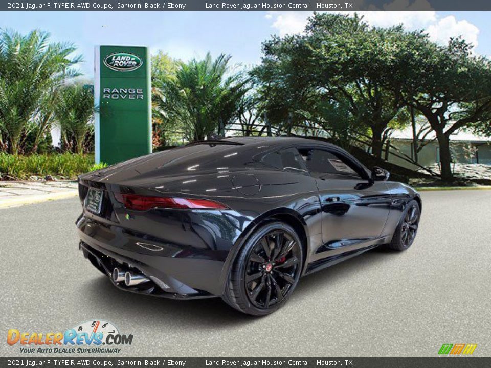 2021 Jaguar F-TYPE R AWD Coupe Santorini Black / Ebony Photo #2