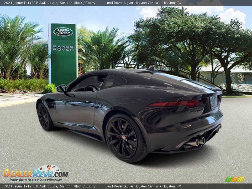 2021 Jaguar F-TYPE R AWD Coupe Santorini Black / Ebony Photo #10