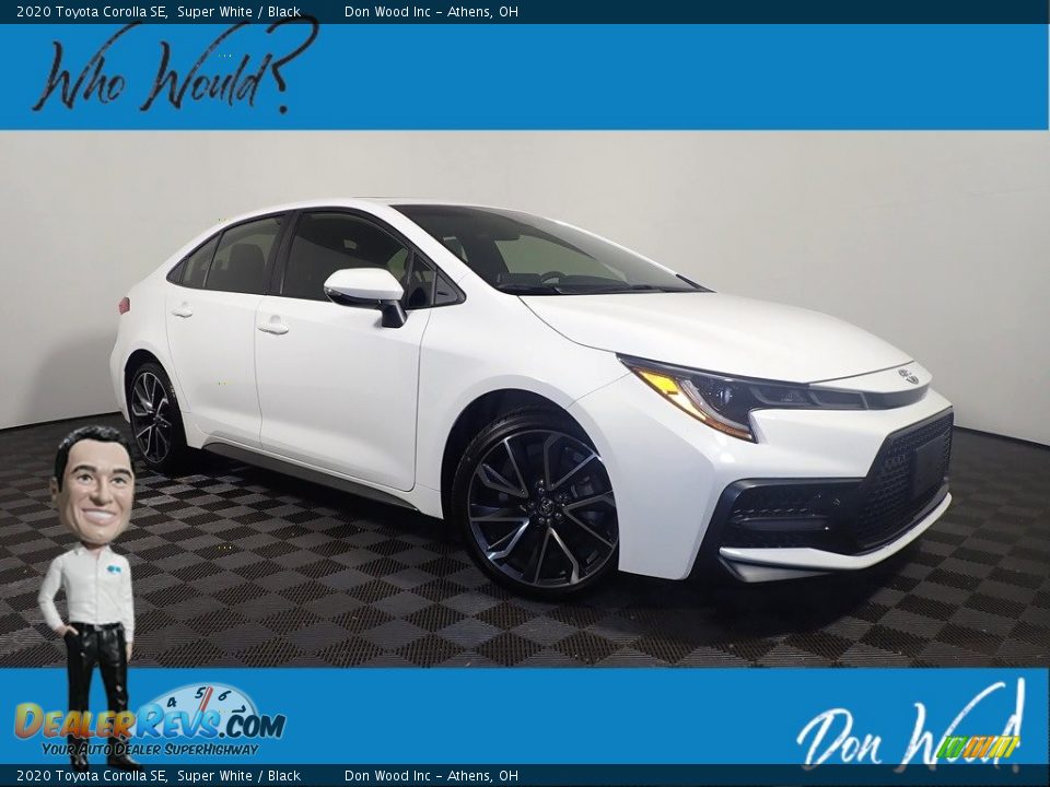 2020 Toyota Corolla SE Super White / Black Photo #1