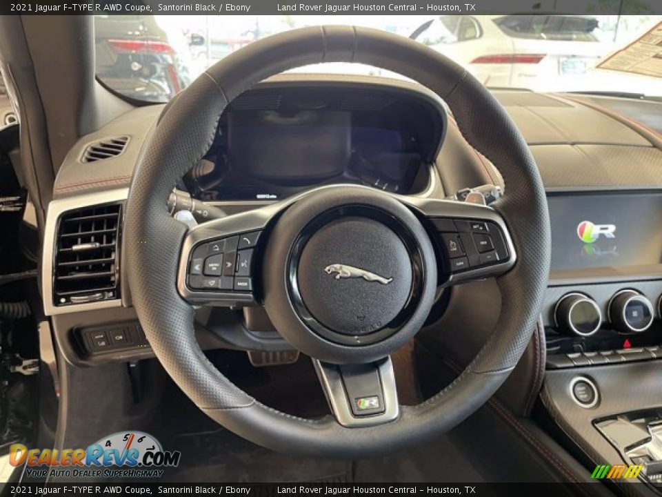 2021 Jaguar F-TYPE R AWD Coupe Steering Wheel Photo #14