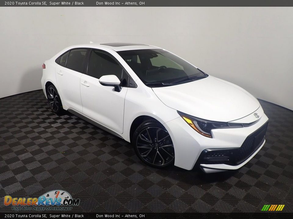 2020 Toyota Corolla SE Super White / Black Photo #4