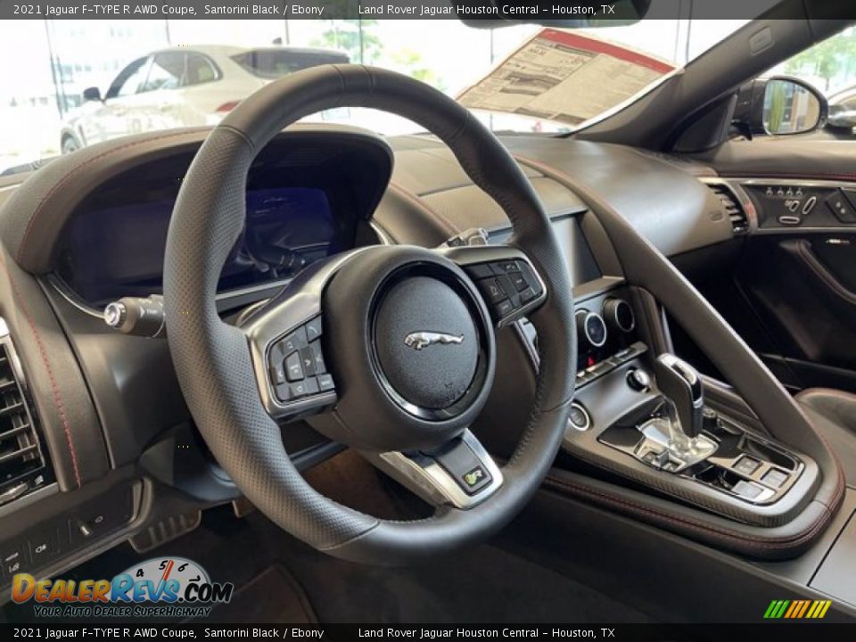 Dashboard of 2021 Jaguar F-TYPE R AWD Coupe Photo #23