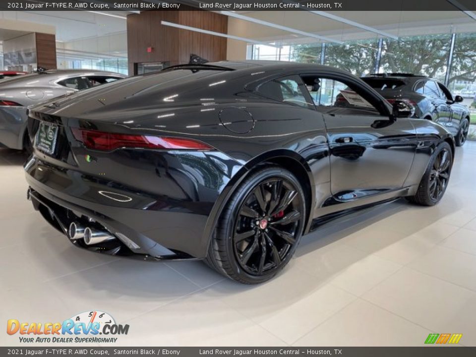 2021 Jaguar F-TYPE R AWD Coupe Santorini Black / Ebony Photo #25