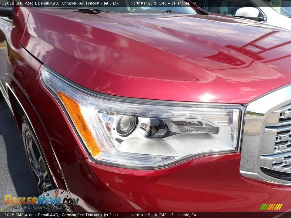 2018 GMC Acadia Denali AWD Crimson Red Tintcoat / Jet Black Photo #4