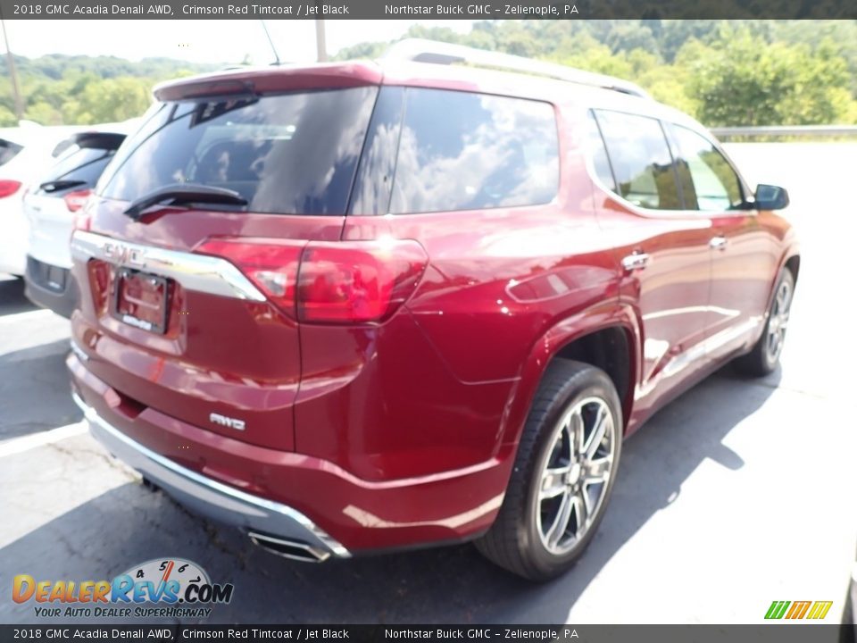 2018 GMC Acadia Denali AWD Crimson Red Tintcoat / Jet Black Photo #5