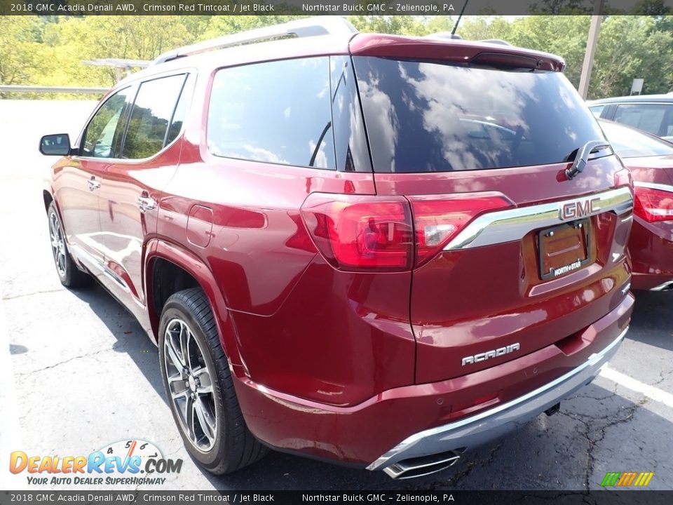 2018 GMC Acadia Denali AWD Crimson Red Tintcoat / Jet Black Photo #7