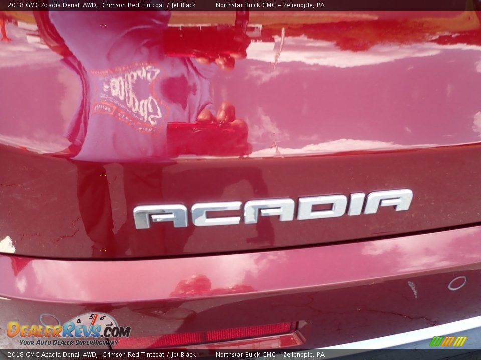 2018 GMC Acadia Denali AWD Crimson Red Tintcoat / Jet Black Photo #8