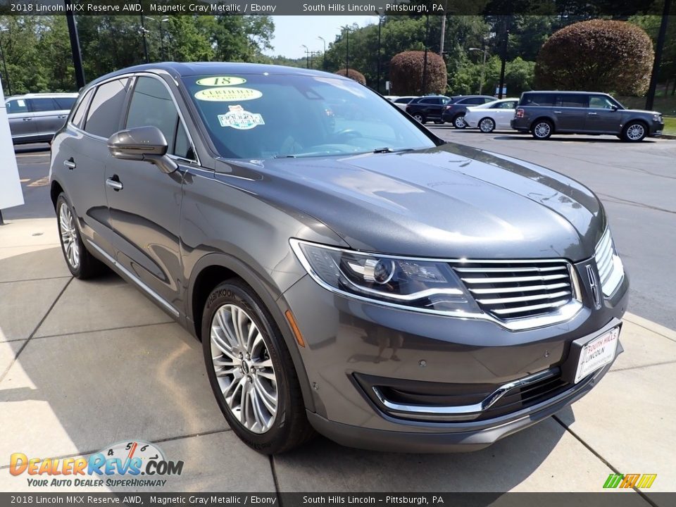 2018 Lincoln MKX Reserve AWD Magnetic Gray Metallic / Ebony Photo #8