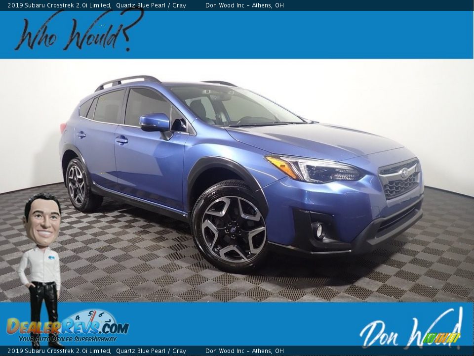 2019 Subaru Crosstrek 2.0i Limited Quartz Blue Pearl / Gray Photo #1