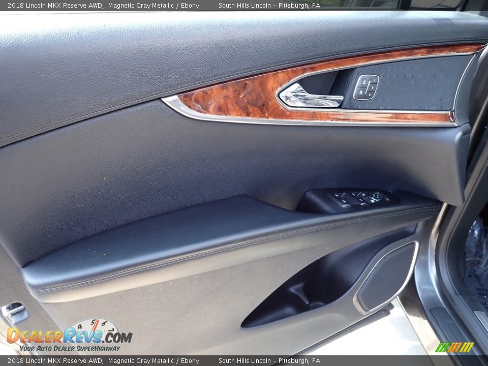 2018 Lincoln MKX Reserve AWD Magnetic Gray Metallic / Ebony Photo #18