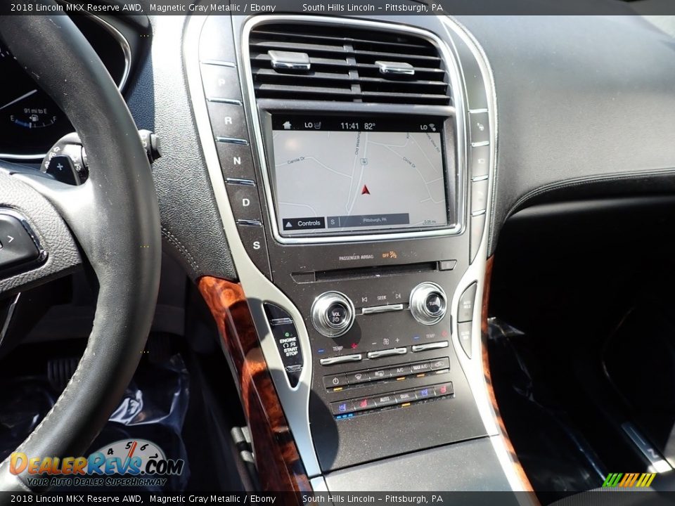 2018 Lincoln MKX Reserve AWD Magnetic Gray Metallic / Ebony Photo #22