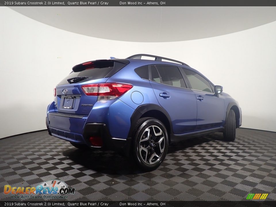 2019 Subaru Crosstrek 2.0i Limited Quartz Blue Pearl / Gray Photo #19