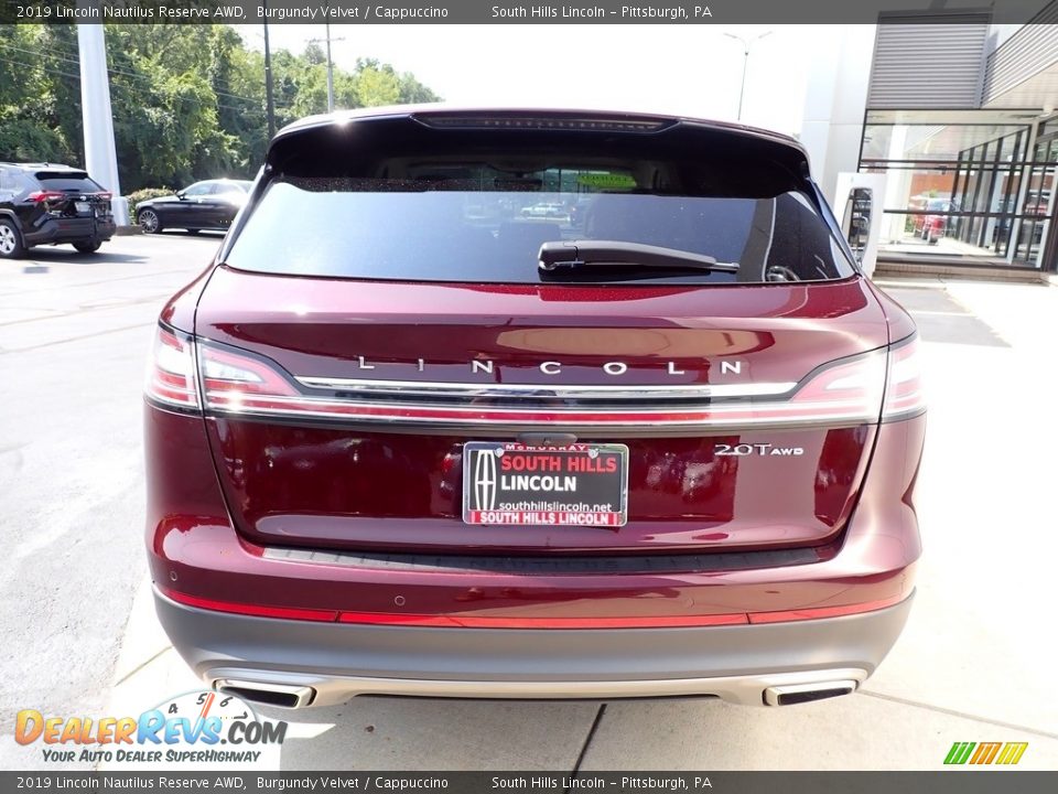 2019 Lincoln Nautilus Reserve AWD Burgundy Velvet / Cappuccino Photo #4