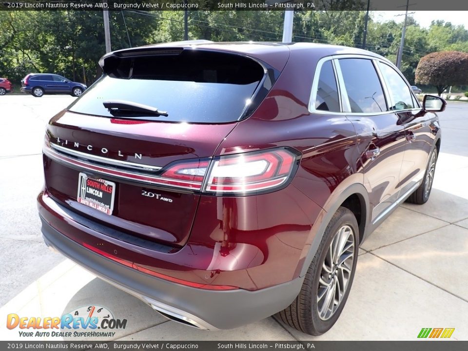 2019 Lincoln Nautilus Reserve AWD Burgundy Velvet / Cappuccino Photo #6