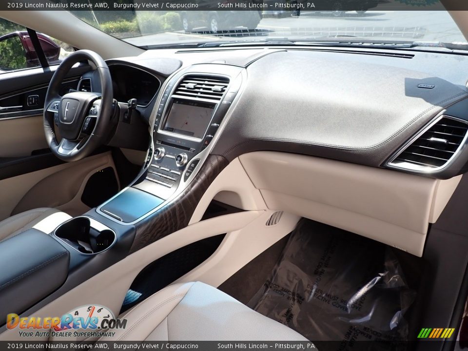 2019 Lincoln Nautilus Reserve AWD Burgundy Velvet / Cappuccino Photo #12