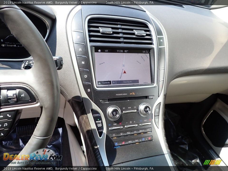 2019 Lincoln Nautilus Reserve AWD Burgundy Velvet / Cappuccino Photo #22