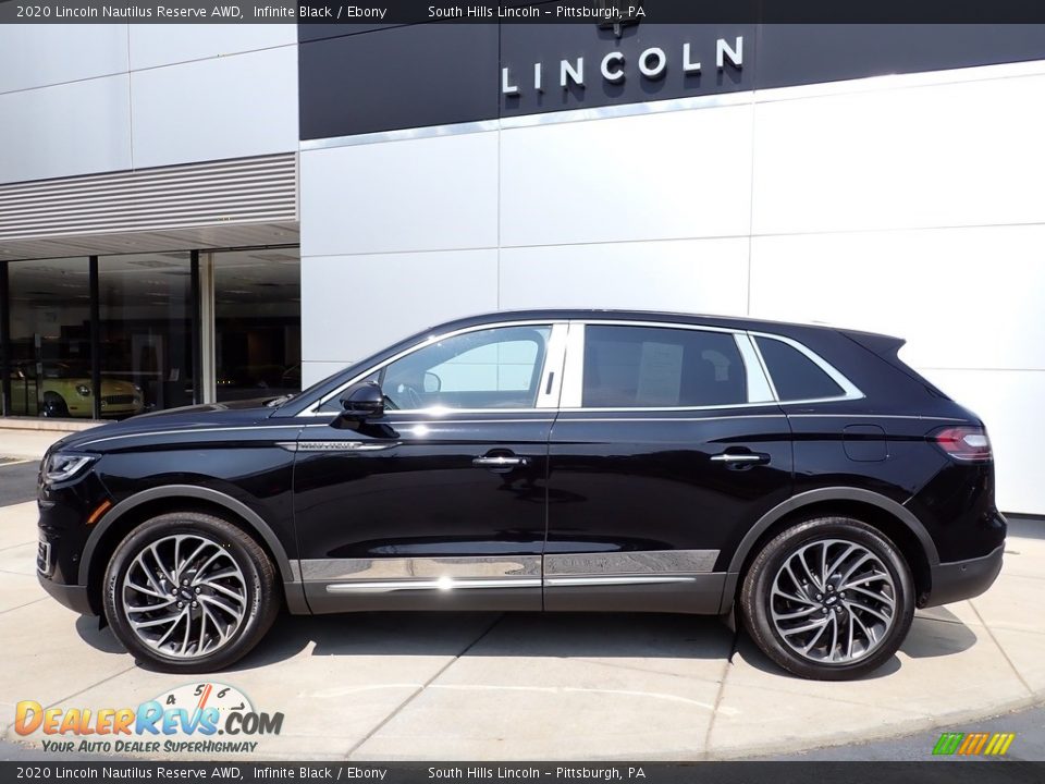2020 Lincoln Nautilus Reserve AWD Infinite Black / Ebony Photo #2