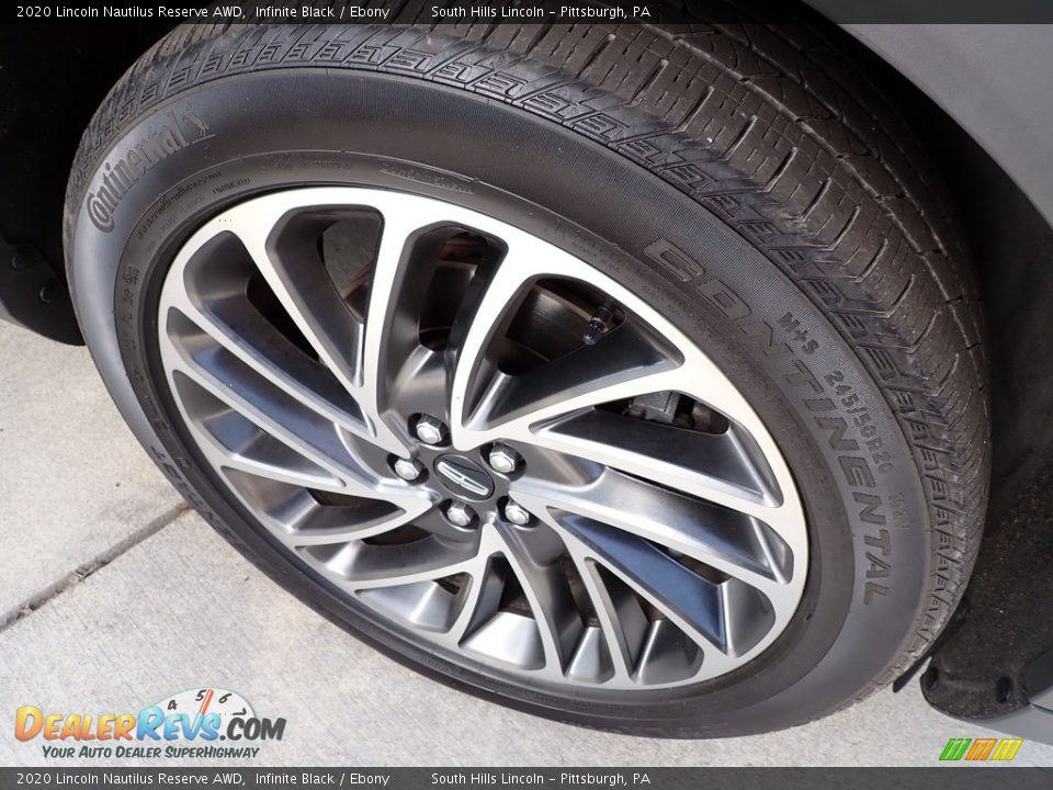 2020 Lincoln Nautilus Reserve AWD Wheel Photo #10