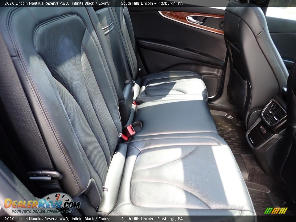 Rear Seat of 2020 Lincoln Nautilus Reserve AWD Photo #14