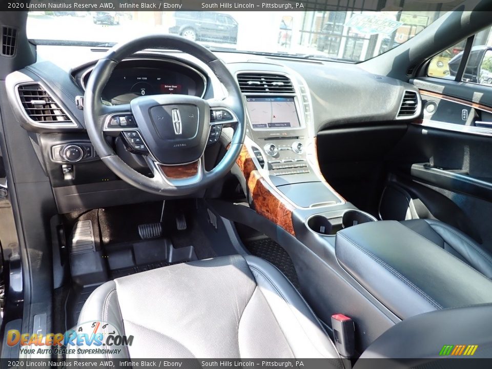 Ebony Interior - 2020 Lincoln Nautilus Reserve AWD Photo #17