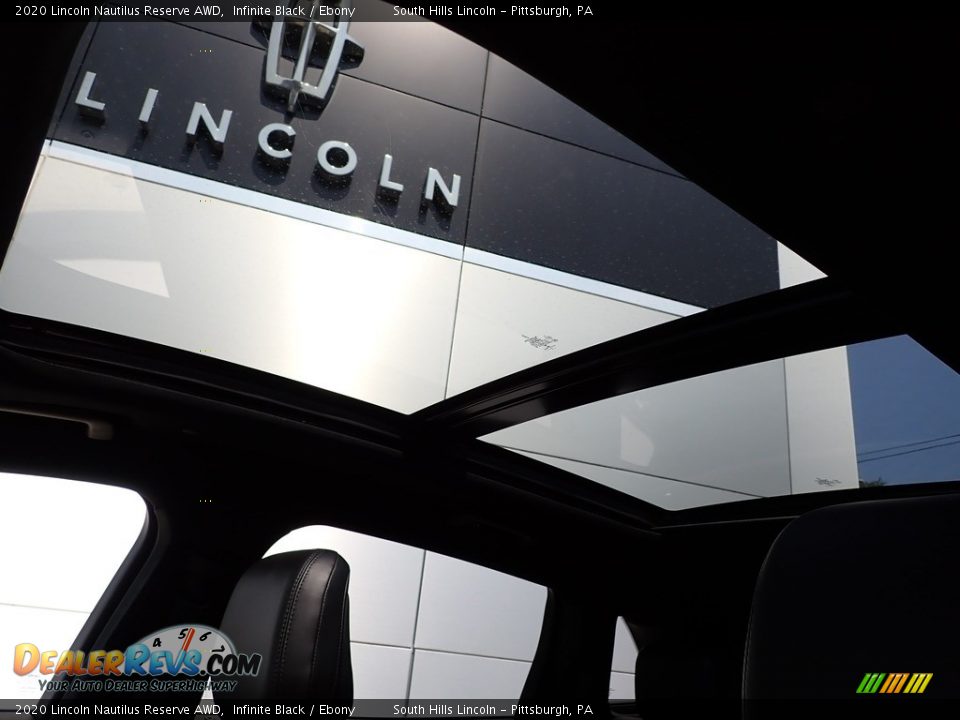 2020 Lincoln Nautilus Reserve AWD Infinite Black / Ebony Photo #20
