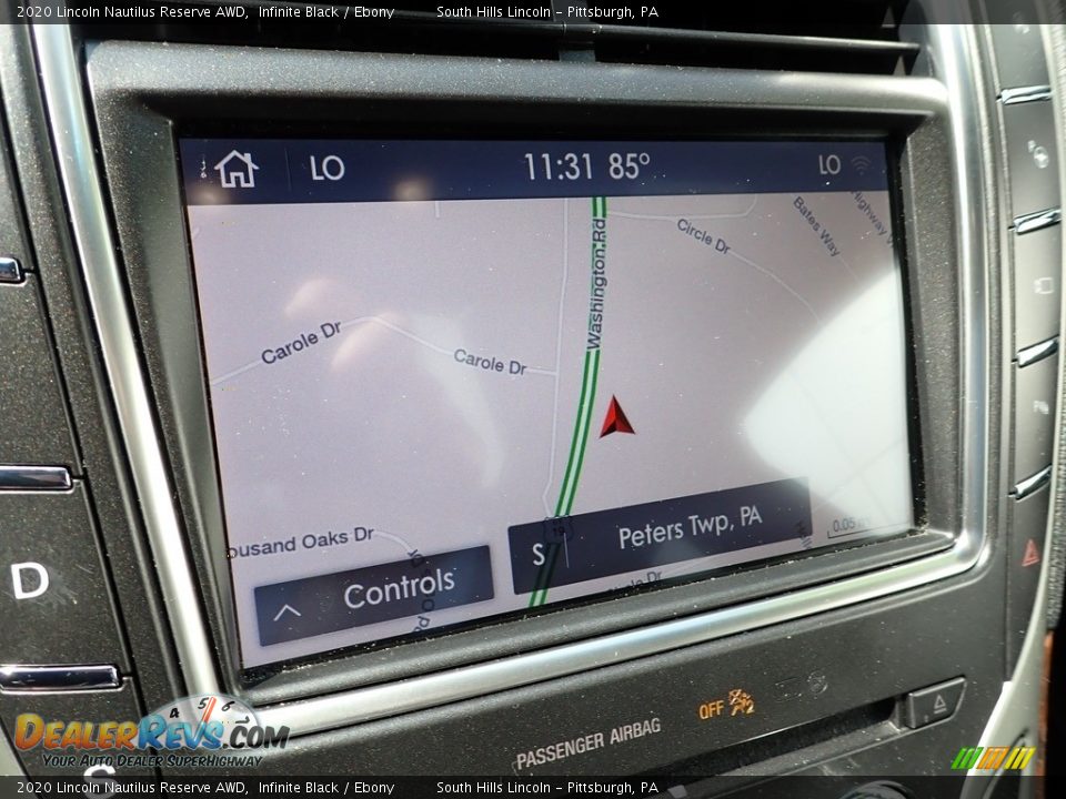 Navigation of 2020 Lincoln Nautilus Reserve AWD Photo #21