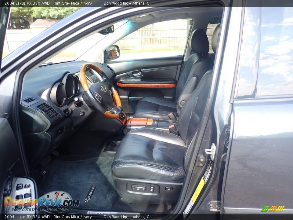 2004 Lexus RX 330 AWD Flint Gray Mica / Ivory Photo #14