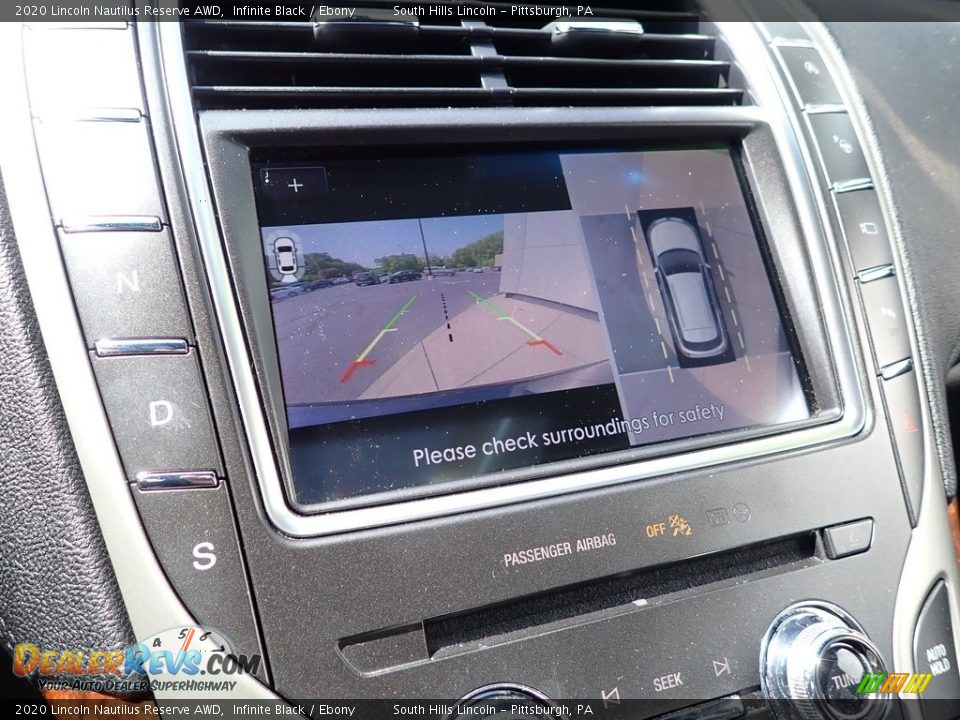 2020 Lincoln Nautilus Reserve AWD Infinite Black / Ebony Photo #25