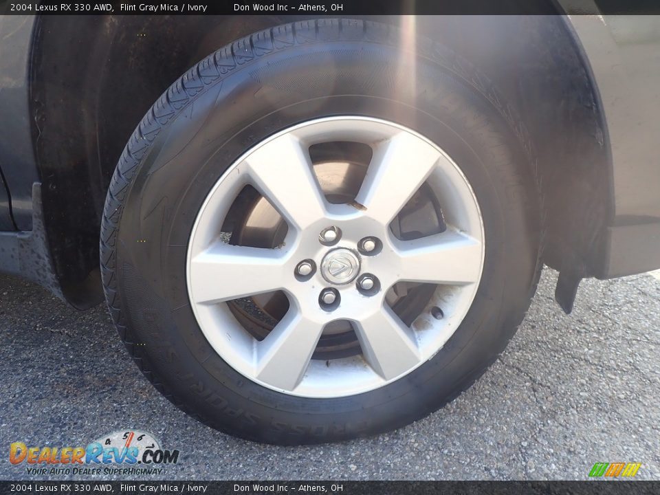 2004 Lexus RX 330 AWD Flint Gray Mica / Ivory Photo #19