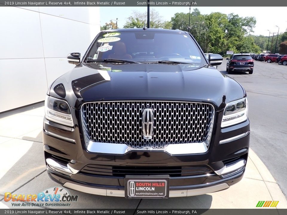 2019 Lincoln Navigator L Reserve 4x4 Infinite Black Metallic / Russet Photo #9