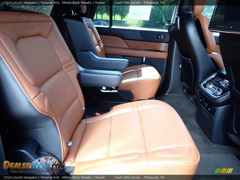 Rear Seat of 2019 Lincoln Navigator L Reserve 4x4 Photo #13