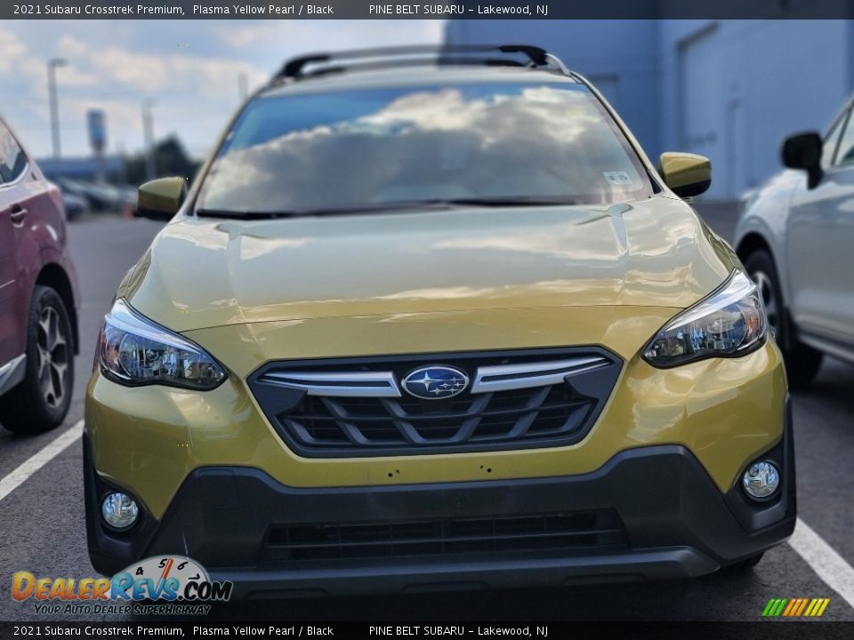 2021 Subaru Crosstrek Premium Plasma Yellow Pearl / Black Photo #2