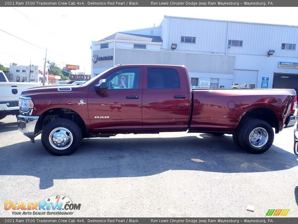 2021 Ram 3500 Tradesman Crew Cab 4x4 Delmonico Red Pearl / Black Photo #2
